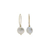 Coin Pearl Earrings - Gold Filled