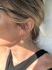 Coin Pearl Earrings - Gold Filled