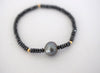 Black & Gold Tahitian Cuff - MILK VELVET PEARLS