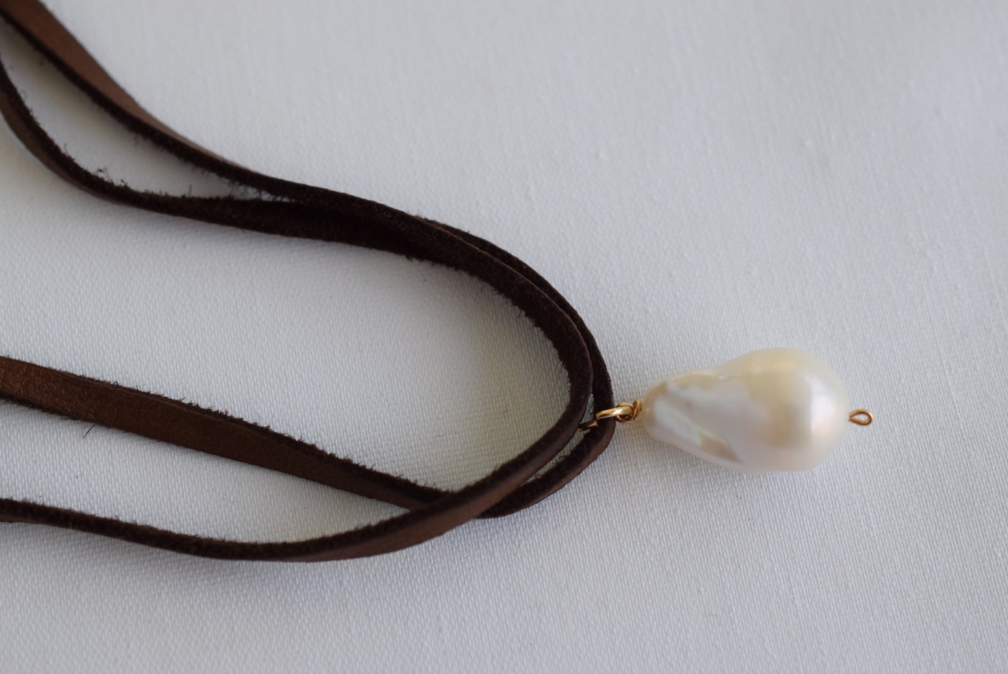 Massive Baroque Choker - MILK VELVET PEARLS