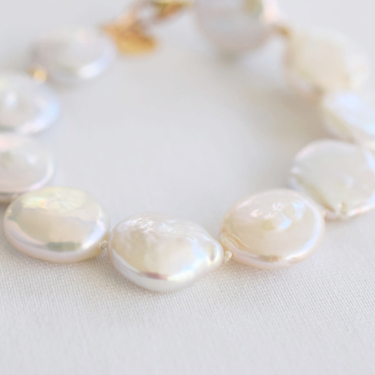 Coin pearl bracelet store