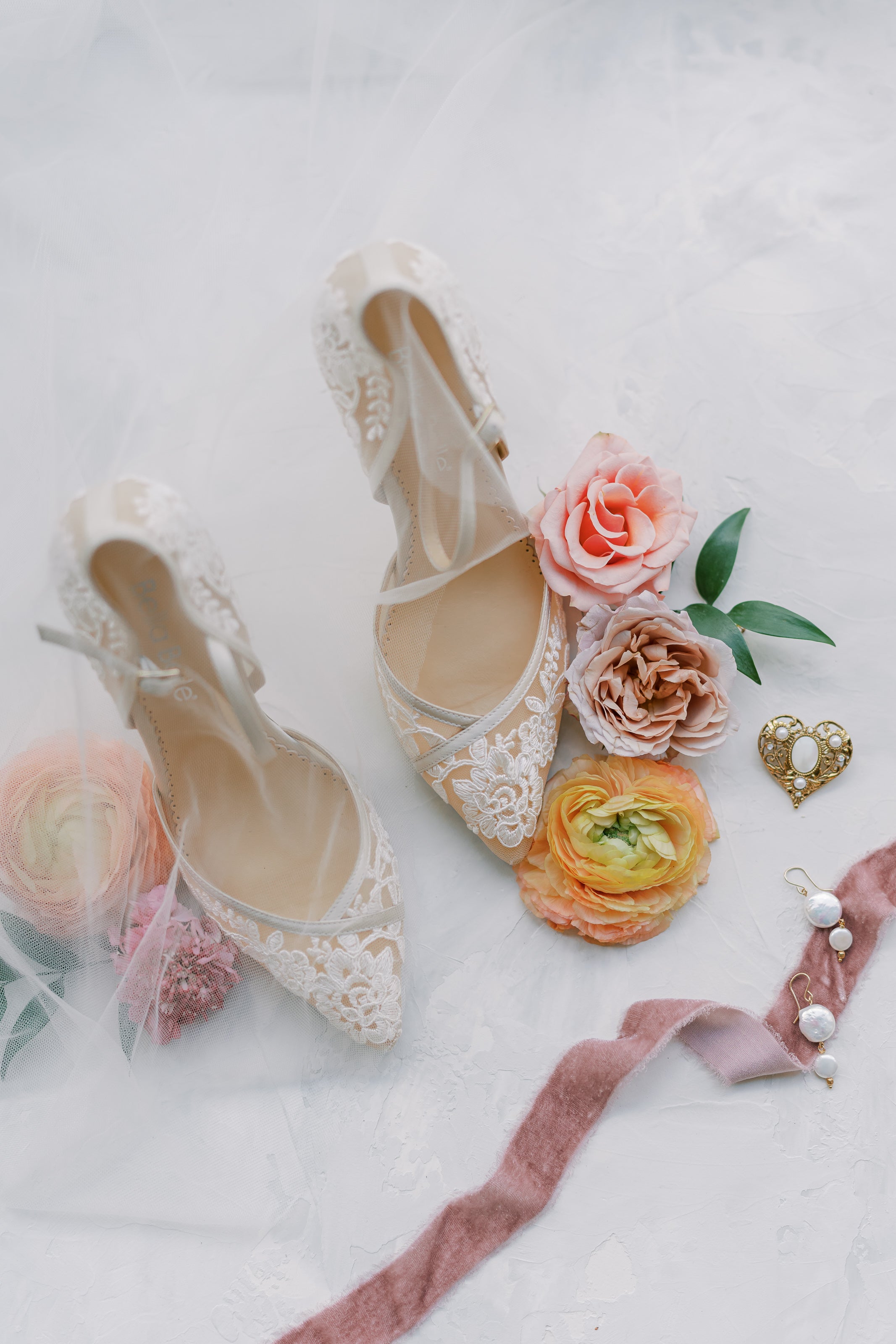 Double Portion: Coin Pearl Drop Earrings, 14k GF - MILK VELVET PEARLS