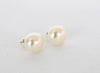 Baroque Freshwater Pearl Stud Earrings - MILK VELVET PEARLS