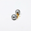 Tahitian Pearl Statement Stud Earrings
