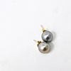 Tahitian Pearl Statement Stud Earrings