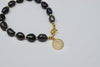Peace in Thy Strength :: Black Peacock Pearl Bracelet - MILK VELVET PEARLS