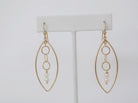 Pretty Lights - 14k GF earrings with 4mm pearls - MILK VELVET PEARLS