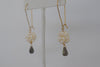 Redeemed, Pearl Cluster Drop Earrings - MILK VELVET PEARLS