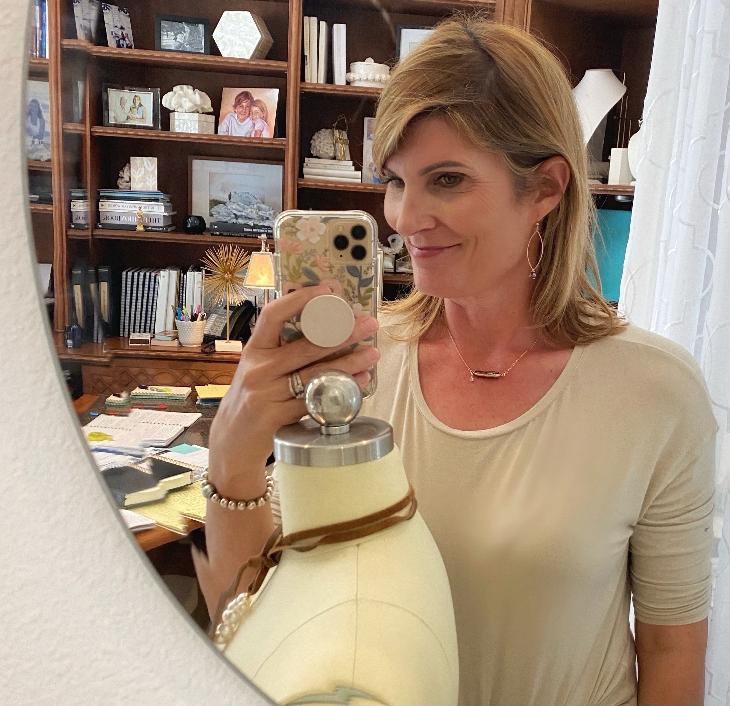 Black Peacock Biwa Stick Pearl Necklace, Gold Filled - MILK VELVET PEARLS