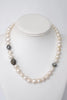 BE STILL: Baroque Pearl Strand with Tahitian Pearls & Labradorite - MILK VELVET PEARLS