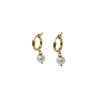 Huggie Hoop Earrings, gold filled