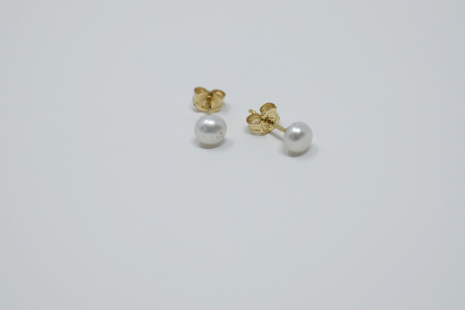 Little Girl Pearl Studs - MILK VELVET PEARLS