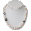 BE STILL: Baroque Pearl Strand with Tahitian Pearls & Labradorite - MILK VELVET PEARLS