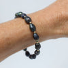 Peace in Thy Strength :: Black Peacock Pearl Bracelet - MILK VELVET PEARLS