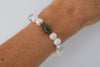 Baroque Pearl & Labradorite Cuff - MILK VELVET PEARLS