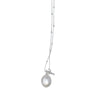 BE FAITHFUL: oval coin pearl necklace in gold filled or sterling silver - MILK VELVET PEARLS