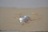 Lilies of the Field Bracelet: 14k Gold Filled - MILK VELVET PEARLS