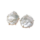 Lilies of the Field Earrings: 14k Gold Filled - MILK VELVET PEARLS