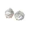Lilies of the Field Earrings: 14k Gold Filled - MILK VELVET PEARLS