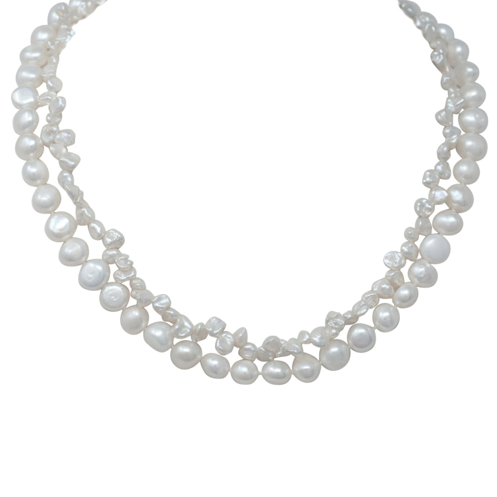 Contemporary Baroque ~ Double Strand Necklace
