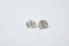 Lilies of the Field Earrings: Sterling Silver - MILK VELVET PEARLS