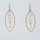 Pretty Lights - 14k GF earrings with 4mm pearls - MILK VELVET PEARLS