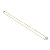 FLOW ~ gold filled necklace with sliding pearl - MILK VELVET PEARLS