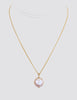 Modern pearl necklace, pink pearl necklace, survivor jewelry, christian jewelry