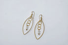 Pretty Lights - 14k GF earrings with 4mm pearls - MILK VELVET PEARLS