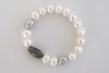 Baroque Pearl & Labradorite Cuff - MILK VELVET PEARLS