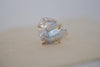 Lilies of the Field Ring: 14k Gold Filled - MILK VELVET PEARLS