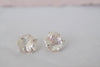 Lilies of the Field Earrings: Sterling Silver - MILK VELVET PEARLS