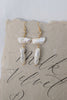 "All Is Well" biwa stick pearl dangles, 14k gold filled - MILK VELVET PEARLS