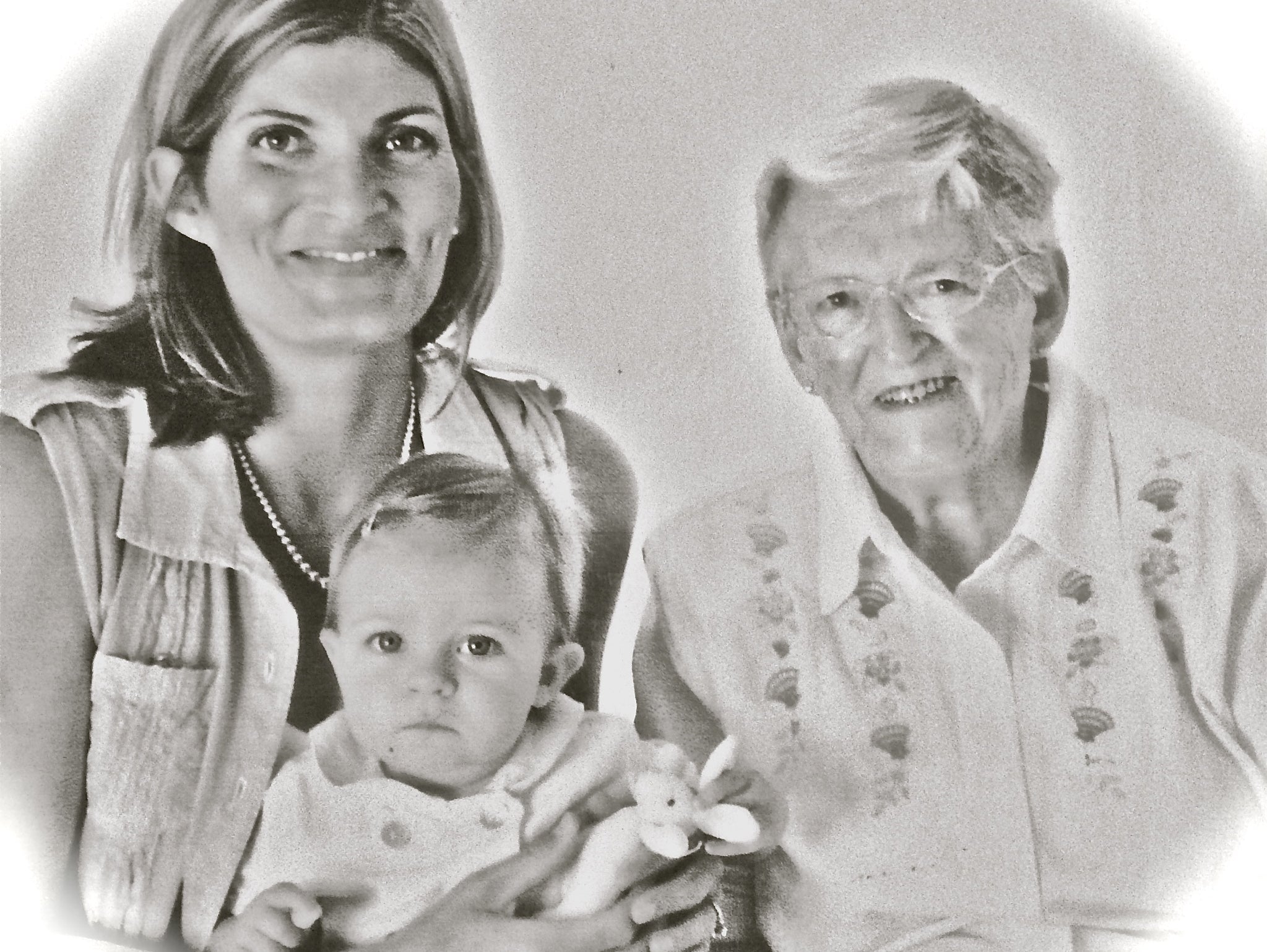 My grandmother, my daughter and me. September 2005.