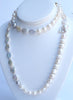Mixed Baroque Pearl Rope Necklace - MILK VELVET PEARLS