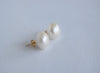 Baroque Freshwater Pearl Stud Earrings - MILK VELVET PEARLS