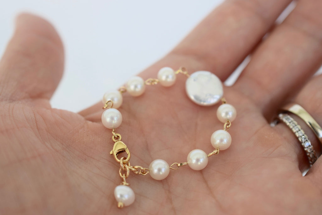 Just Peachy Pearl Bracelet | ZEN by Karen Moore Jewelry