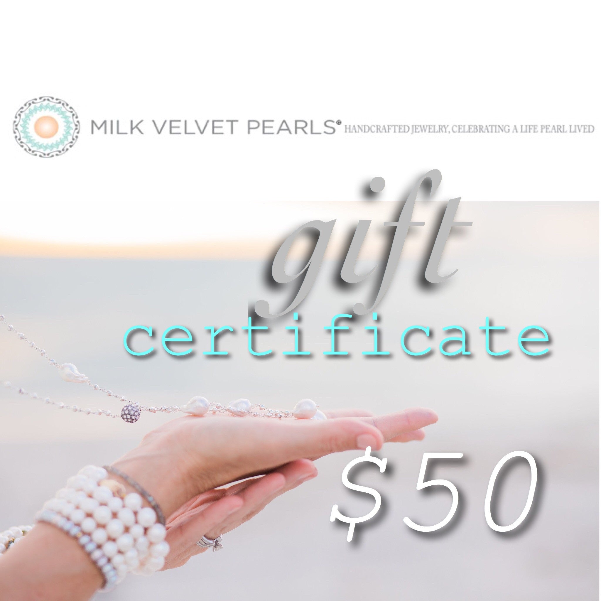 Digital Gift Card - MILK VELVET PEARLS