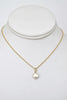 Mini Me, Gold Coin Pearl Necklace - MILK VELVET PEARLS