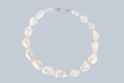 Massive Nucleated Baroque Pearl Necklace - MILK VELVET PEARLS