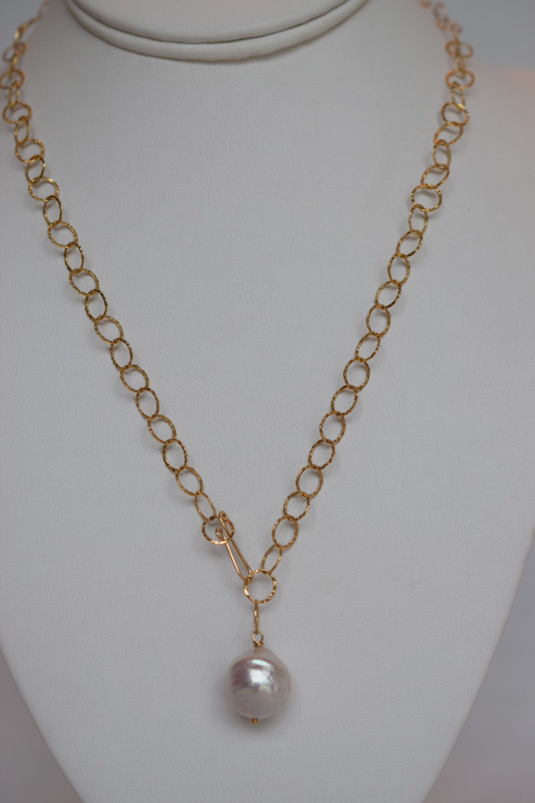 Baroque Saltwater Pearl Necklace ~ Parisian Inspired, 14k GF - MILK VELVET PEARLS