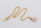 Pink Coin Pearl Necklace - MILK VELVET PEARLS