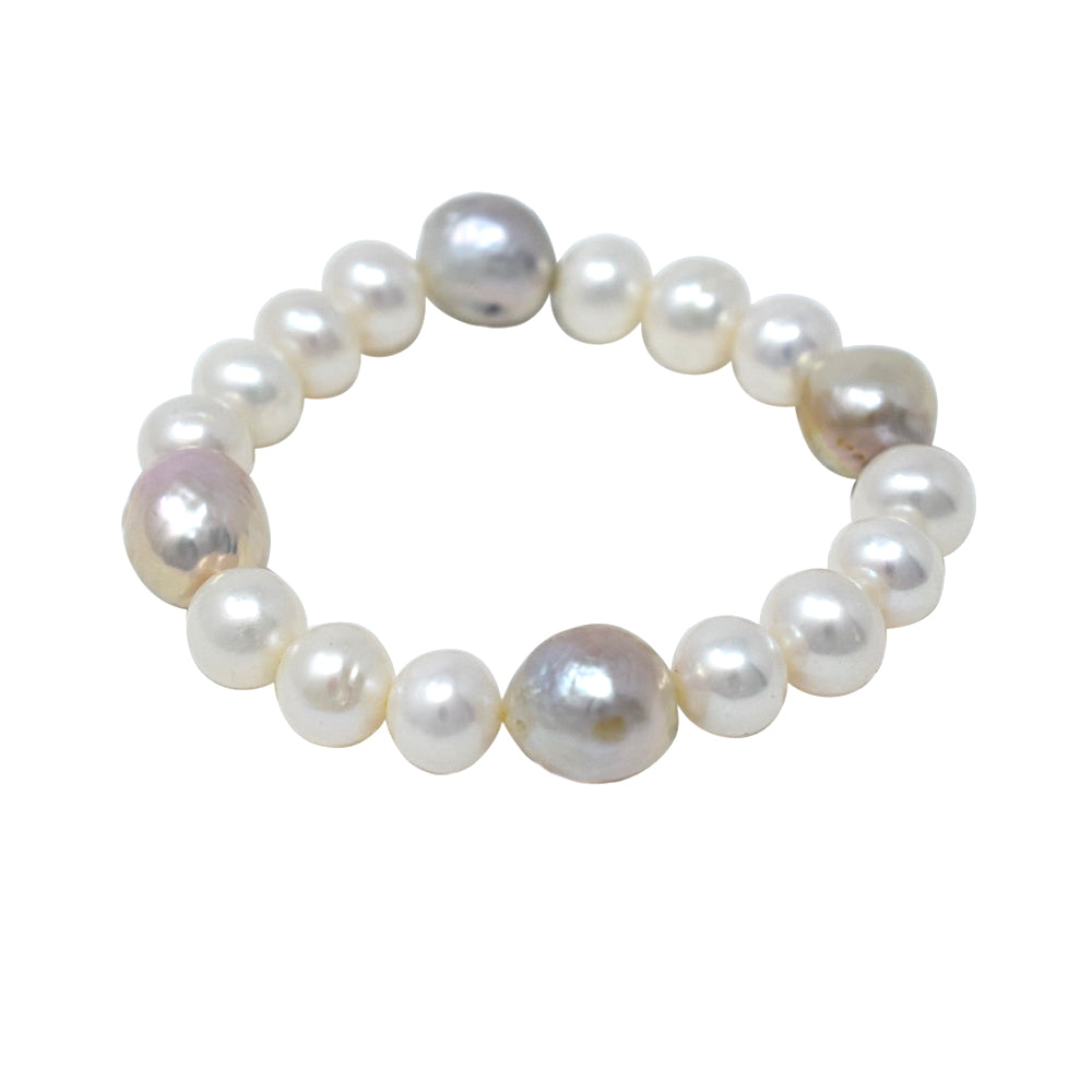 GOLDEN: Pink Edison Necklace - MILK VELVET PEARLS