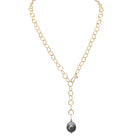 BE COURAGEOUS: 14k GF Tahitian Pearl Lariat Necklace - MILK VELVET PEARLS