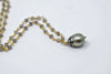 JOY FILLED: Gold Rosary Tahitian Pearl Choker - MILK VELVET PEARLS