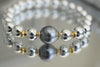 Silver + Gold Tahitian Pearl Bracelet - MILK VELVET PEARLS