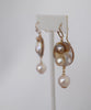 Emerging Pearls Statement Earrings - MILK VELVET PEARLS