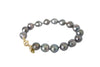 Black Tahitian Pearl Bracelet - MILK VELVET PEARLS