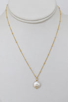 Dainty Coin Pearl Necklace, 14k Gold Filled - MILK VELVET PEARLS