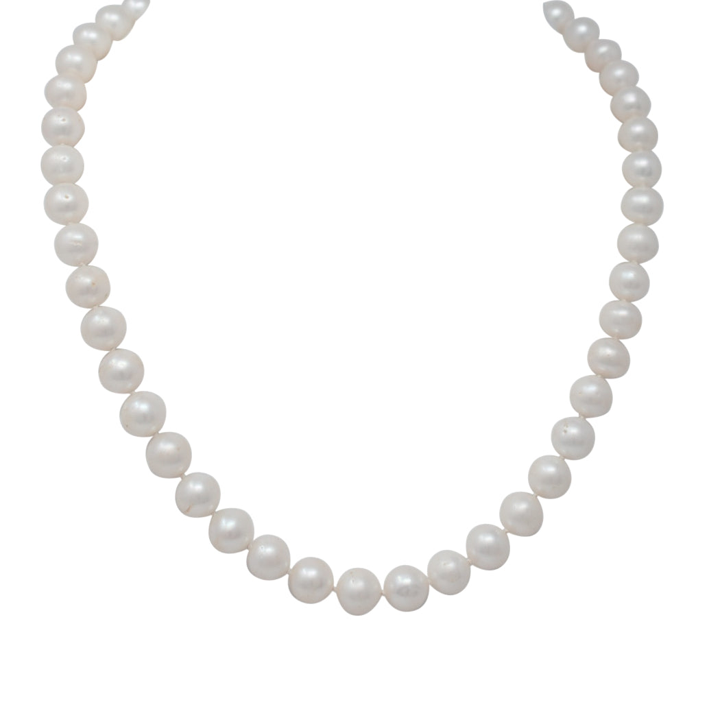 Beholden - Classic Pearl Strand Necklace - MILK VELVET PEARLS